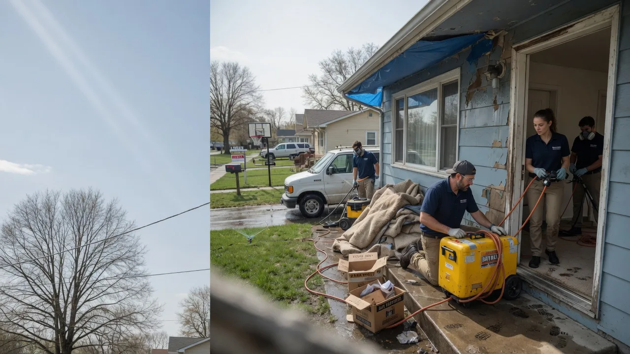 Basement Flood Cleanup in Marty, SD near me